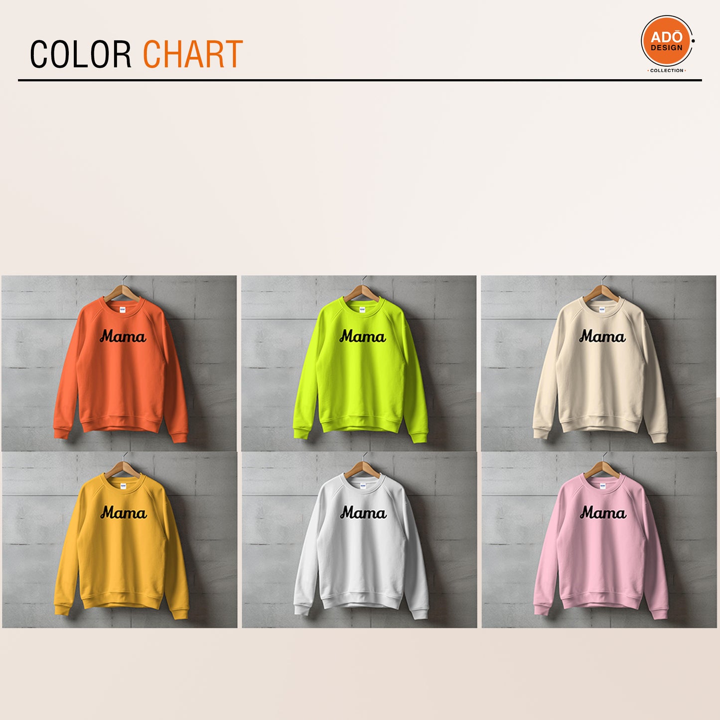 Personalized Mama Sweatshirt – Custom Mother’s Day Gift, Cozy Mom Pullover, Trendy Apparel